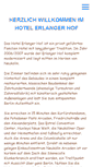 Mobile Screenshot of erlanger-hof.de